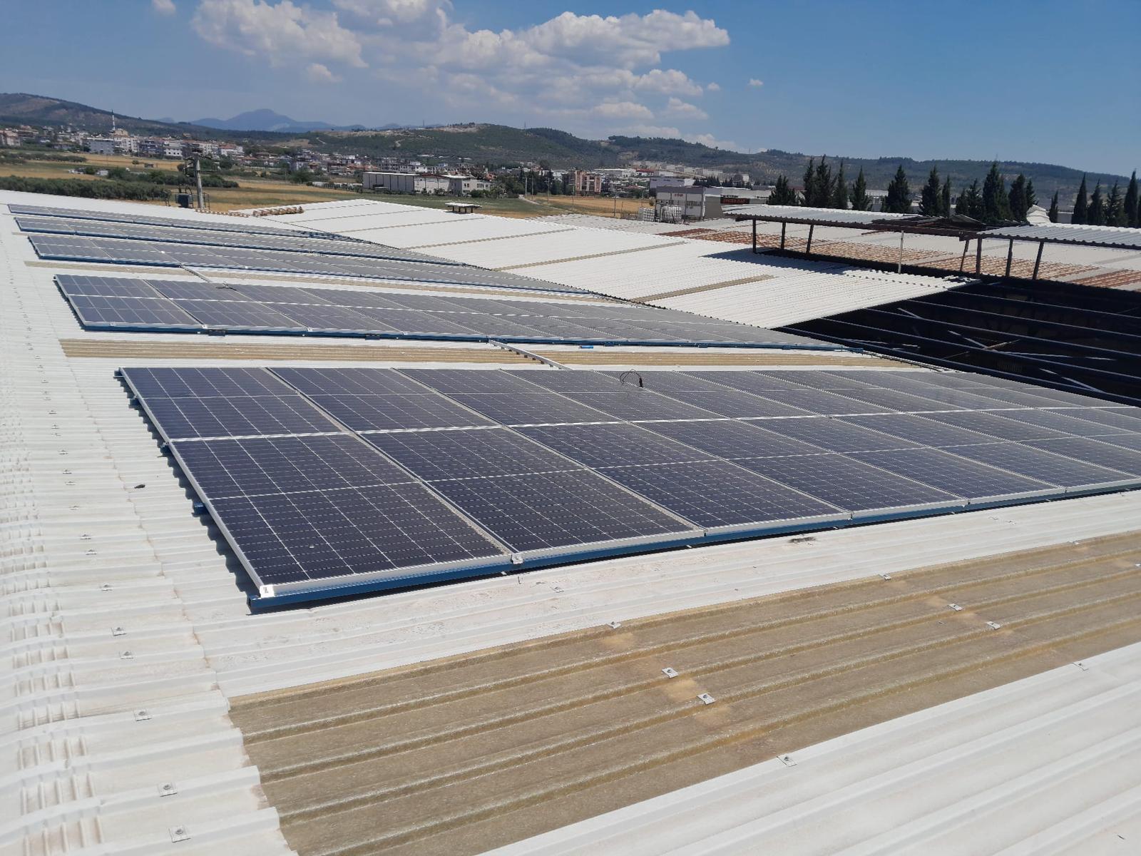 ENDÜSTRİYEL GÜNEŞ ENERJİSİ SİSTEMİ